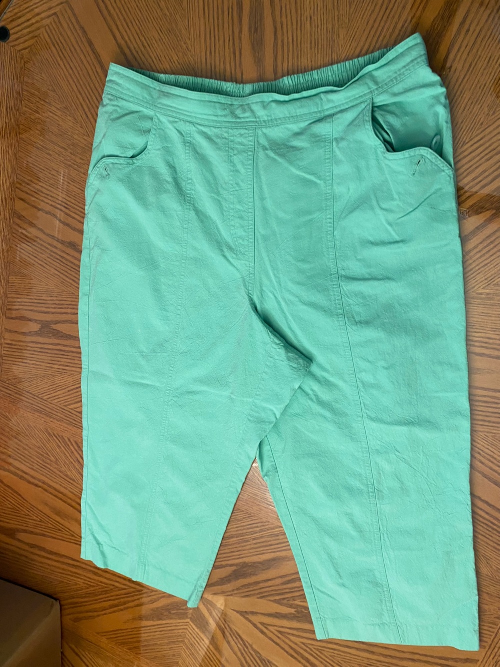 Alfred Dunner Mint Green Casual Jogger Pants